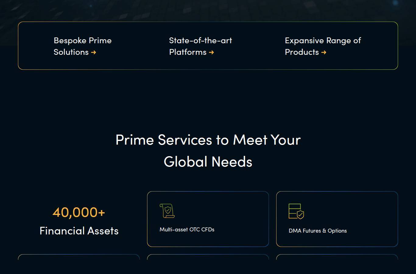 Screenshot of the Scope Markets SA website